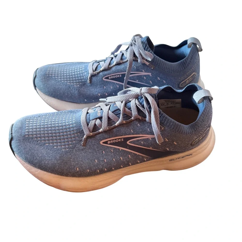 Brooks Glycerin 20 Women's Running Shoes‎ Blue Size 8.5 Neutral Cushioning